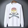Estación europea industria pesada suéter de pedrería para hombre otoño e invierno marca popular jersey cuello redondo camiseta interior productos europeos talla grande abrigo grueso