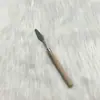 Cuchara de Acero Inoxidable Cuchara Dosificadora de Polvo Suelto Cuchara para Polvo Fundir Lápiz Labial Cuchara para Quemar Cuchillo Utilitario Gotero de Vidrio Pala de Doble Punta Cuchillo de Talla a Mano
