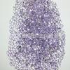 Amatista natural Ojo de Caballo 1.5*3 a 3.5*7 Amatista rosa tallada fondo puntiagudo joyería con Piedra