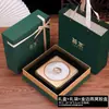 Cinta Esmeralda caja de embalaje de Nido de Pájaro de alta gama código de trazabilidad 100-250 gramos un kilo nido de pájaro caja de regalo vacía Verde
