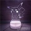Venta al por mayor de fábrica caricatura nuevo bikachu combinación 3d luz nocturna linterna de celebridad de internet LED colorido lámpara de mesa creativa