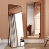 Espejo de cuerpo entero para apartamentos de alquiler, espejo de cuerpo entero para el hogar de pie para dormitorio, interior de alta gama para viviendas de alquiler