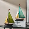 Enfeites de Modelo de Barco Sala de Estar Gabinete de TV Gabinete de Vinho Mesa de Escritório Decoração de Luxo Leve Atacado Transfronteiriço Amazon Jd