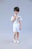 Traje de Coro Infantil 1 de Junio Pantalones con Tirantes para Niño Traje de Vestido con Lentejuelas Traje de Recitación de Poesía Infantil