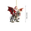 Papai Noel transfronteiriço dinossauro carro casa enfeites Natal enfeites de árvore de Natal decorações de casa para feriado