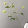 Flores Artificiais, Plantas Artificiais, 7 Pequenas Castanhas com Frutos Espinhosos, Combinação de Materiais Florais para Decoração de Paisagem de Casa e Casamento, Atacado Florestal