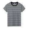 Camisa de Marinero de Algodón Spandex de 200g, 26 Unidades, Cuello Redondo para Hombre, Rayas Clásicas Versátil Personalizada a Medida, Camisa de Marinero 100% Algodón