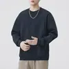 Sudadera de peso pesado estilo americano para hombre con manga larga, nuevo modelo primavera y otoño 2026, marca de tendencia patchwork, corte holgado, talla grande, ropa casual de alta gama