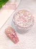 Joyería para uñas red de explosiones de color mágico polarizado grava de forma especial perla taladro decorativo DIY material para uñas postizas al por mayor