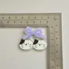 Nuevo Doble Caricatura Cereza DIY Pasador Hecho a Mano Adorno para el Cabello Funda de Teléfono Móvil Accesorios de Acrílico Material de Decoración Venta al por Mayor