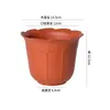 Maceta de Plástico para Orquídeas Grandes y Potos, Maceta de Galón, Engrosada y Duradera con Base, Adecuada para Plantas de Jardín y Plantas en Maceta