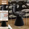 Cadeira de Maquiagem Giratória para Quarto de Menina, Banqueta de Luxo, Cadeira para Toucador Estilo Retrô de Luxo Leve
