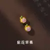 Estilo Chinês Tradicional Acessórios Dourados com Areia Liga de Esmalte Pingente de Gota de Óleo Contas Espaçadoras Pulseira DIY Feita à Mão Charms para Joias