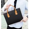 Bolso de mano para ordenador portátil de negocios para hombre, sencillo, de 15,6 pulgadas, con logotipo, venta al por mayor