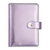 Caderno A6 de Folhas Soltas Mais Vendido no Exterior, Logo Personalizável, Capa Destacável de Folhas Soltas, Planejador de Orçamento em Dinheiro de Couro PU