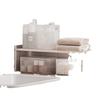 Camelia (Chahua) Caja de Almacenamiento de Mascarillas de Plástico Caja Transparente con Tapa Cuadros Pequeños Mesa Almacenamiento de Maquillaje