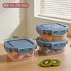 BNBSKitchen Caja de Almacenamiento de Frutas para Refrigerador Caja de Conservación de Frutas Frescas de Plástico de Grado Alimenticio Caja Organizadora de Frutas y Verduras