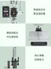 Máquina pequeña de estampado en caliente manual, máquina de prensa de calor, máquina de gofrado, máquina de impresión de logotipos en cuero y máquina de marcado