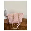 2026 Nova Moda Malha de Diamante Bolsa Grande Feminina Bolsa de Ombro Único para o Trabalho Bolsa Tote Bolsas de Nicho