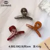 Pinza Pequeña para el Cabello con Forma de Cruz Versátil Linda para Uso Diario Estilo Coreano, Serie Sencilla de Colores Gelatina, Elegante Accesorio para el Cabello para Cola de Caballo Alta y Flequillo
