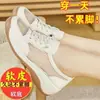 Zapatos de Madre Veraniegos Calados para Mujer, Nuevos, Suela Gruesa, Slip-on, Suela Suave, Casual, Transpirables, Zapatos Individuales para Mujer, Sandalias