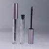 Tubo para pestañas con aplicador de cepillo en espiral, tubo vacío para delineador de ojos líquido, botella de pegamento para pestañas postizas, botella redonda personalizada y elegante para pegamento de doble párpado