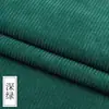 Tela de pana color liso chaqueta acanalada ropa camisa chaqueta acolchada de algodón tela de terciopelo para sofá liquidación de tela