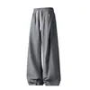 Pantalones Casuales Largos de Algodón Puro Estilo Japonés, Holgados, Rectos y de Pierna Ancha para Adolescentes y Niños, Relajados y Cómodos