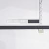 Sutiã de nylon preto e branco de 0,8 cm com fundo de lã lisa com costas brilhantes e alça de ombro ajustável cinto elástico tipo colete