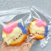 Juguete Squishy de Fruta con Cubitos de Hielo Muñeca Colgante para Niños Juguete para Aliviar el Estrés Rebote Lento Artículo Popular de Celebridad de Internet