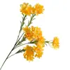 Flores Artificiais com 8 Flores Trombeta Pequenas, Flores de Seda para Casamento, Atacado Transfronteiriço, Adereços para Fotos, Guia de Paisagem, Decoração de Parede de Flores de Fundo