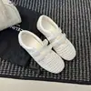 Zapatillas tejidas caladas estilo francés para mujer, Zapatos de primavera sencillos, Estilo Mary Jane, Nuevos zapatos de pescador transpirables 2026