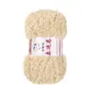 Hilo de Peluche de Lana Rizada de Oso Hecho a Mano Diy 50G Tejer Estilo Ins Bufanda Sombrero Muñeco de Dibujos Animados Hilo