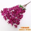 Rama de flor de durazno, flor artificial, flor seca única, flor de cerezo, adornos para sala de estar, ramas, flor de chimonanto, flor de seda, decoración de paisaje, árbol falso, simulación
