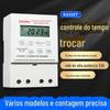Interruptor de controle de tempo de microcomputador, lâmpada de rua, outdoor, controlador de tempo de sino, caixa de luz de 220 V, temporizador de palavra luminosa