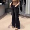 Jeans Feminino Reta Solto Primavera Outono Inverno 2025 Novo Cintura Alta Emagrecedor Perna Larga Pequena Calças
