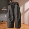 Calça lisa de cor sólida, estilo europeu, alta qualidade, nova para o verão de 2026, corte solto simples, calças elegantes e estilosas para mulheres