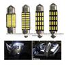 Luz de leitura de ponta dupla LED para carro 31MM 36MM 39MM 41MM 4014 16smd luz de placa de carro