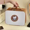 Bolsa de Cosméticos con Espejo, Estuche de Maquillaje Lindo, Bolsa Impermeable para Almacenamiento de Cosméticos, Neceser de Viaje, Caja de Almacenamiento para Maleta