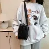 Bolsa para Botella de Agua con Combinación de Colores Estilo Montaña, Bolso Ligero para Hombro Cruzado para Exteriores, Bolsa Portátil Todo en Uno para Teléfono Móvil y Taza de Agua, Informal y Sencillo