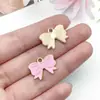 Chaveiro Pingente Laço Rosa Doce Pingente Pingente para Pulseira DIY Colar Acessórios de Roupa Acessórios de Liga