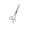 Conjunto de Tesouras para Pets: Tesouras Especializadas para Aparar Pelos de Cachorro, Tesoura de Dentes Finos Curva, Tesoura Fishbone Curva, Conjunto de Tesouras para Grooming de Pets