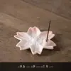 Porta incienso de cerámica de ciervo lindo, mascota de té creativa, decoración de escritorio, quemador de incienso para el hogar, soporte para varillas de incienso, adorno