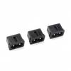Enchufe de corriente AC DB-08 AC019A con tapa trasera adaptador de olla de arroz de dos polos en forma de 8 enchufe AC gris