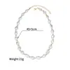 Joyería Transfronteriza Temu Europea y Americana Collar Multielemento Estilo Océano Accesorios para Mujer, Collar de 18K que No se Desvanece, Nicho de Lujo Ligero
