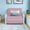 Sofá de Tecido Multifuncional Cama Dobrável para Uso Doméstico, Cama de Solteiro para Apartamentos Pequenos, Sofá-Cama Dobrável de Dupla Utilização para Moradia de Aluguel