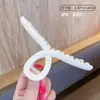 Presilha de Cabelo de Acrílico Tubarão de Verão Inspirada em Celebridades, Presilha de Garra Grande para Mulheres, Acessório de Cabelo para Coque Despojado, Presilha Essencial para Cabelos Grossos