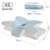 Almohada de Memoria de Rebote Lento Transfronteriza de Amazon Almohada de Mariposa Alivio para la Columna Cervical Ayuda para Dormir Profundamente Dormir Almohada de Espuma Viscoelástica que No se Colapsa
