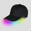 Sombrero luminoso LED gorra de algodón con visera luminosa para correr al aire libre a prueba de sol luminosa para montañismo a prueba de sol gorra de béisbol