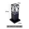Luminária de Parede Externa Transfronteiriça de Plástico ABS Impermeável para Varanda, Portão, Corredor, Passagem, Pátio, Iluminação de Parede E27